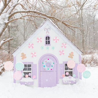 DIY outdoor Gingerbread decor